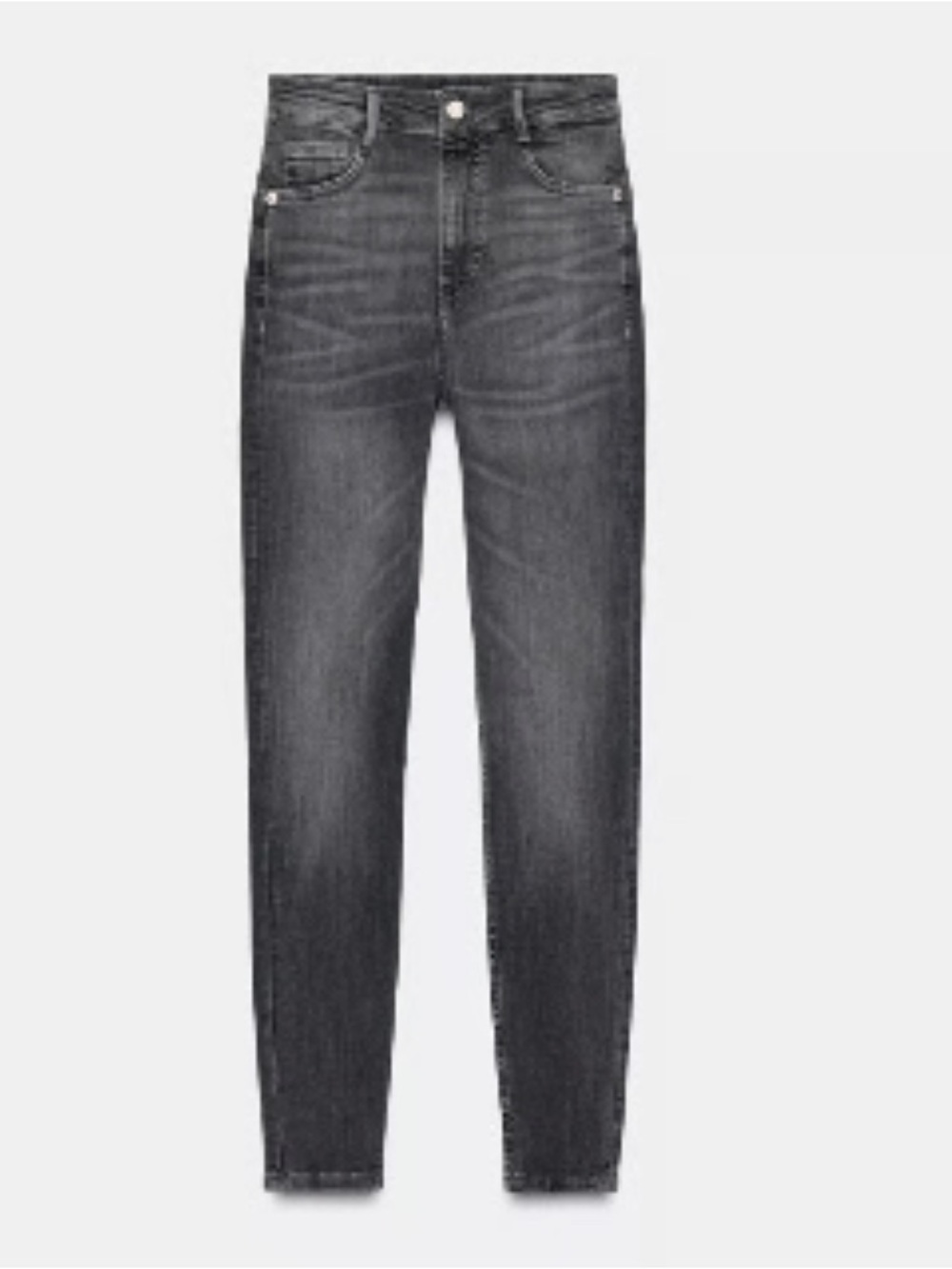 Zara Women’s Sculpt High Waist Skinny Jeans - Black Gray size 6 worn 1x